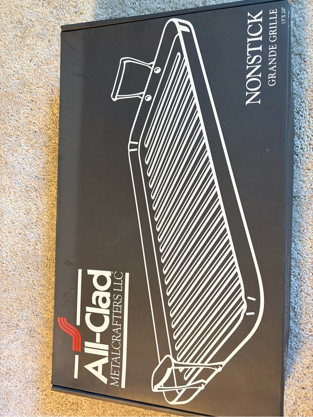 All Clad Nonstick Grande Griddle - Black